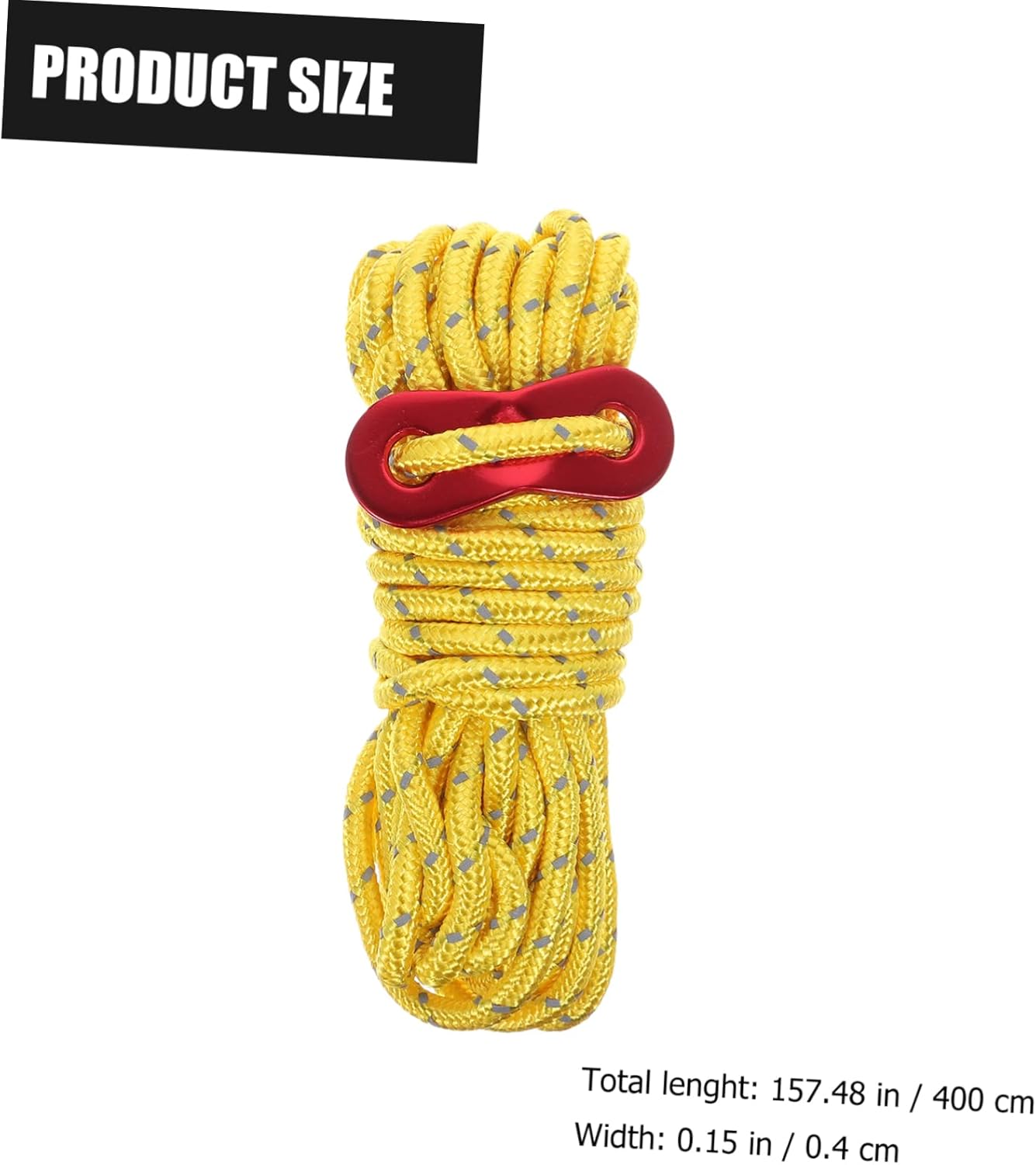 Tent Rope Roller – 4m Reflective Camping Rope ECOTREK