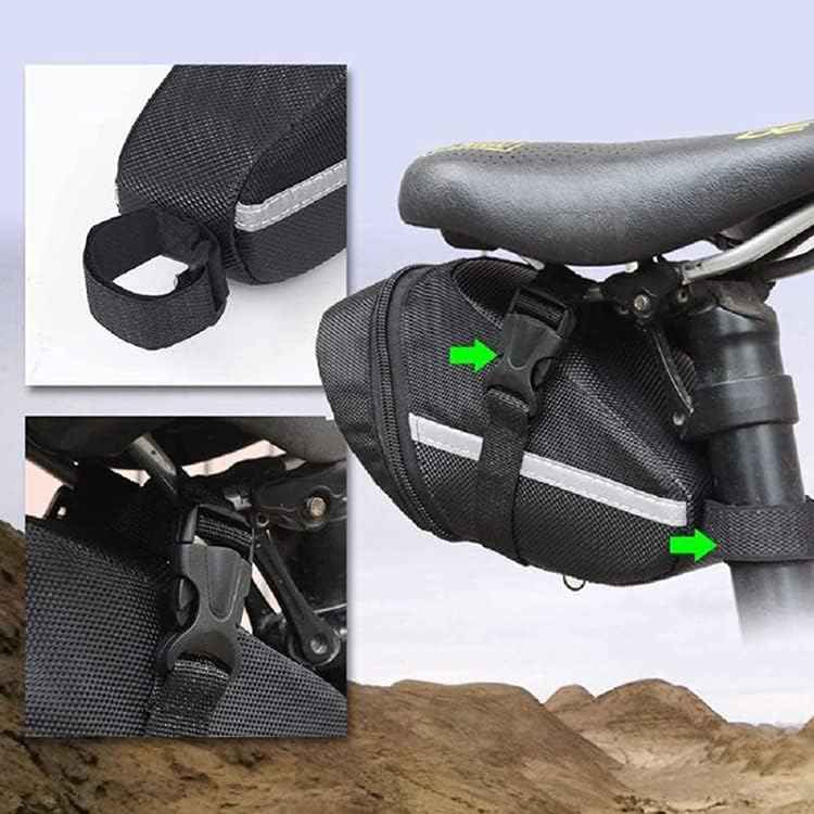 Bicycle Saddle Bag – Lightweight Velcro Seat Bag for MTB, Road Bike & E-Bike JS15505