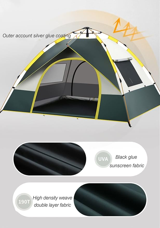 Pop-Up Automatic Camping Tent – Lightweight & Easy Setup ECOTREK