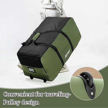 Large 120L Waterproof Travel Bag with Wheels ECOTREK
