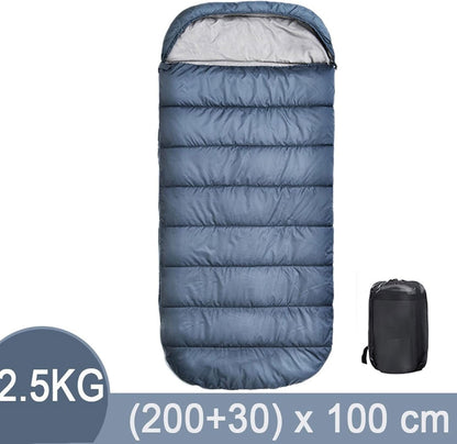 Large Rectangular Sleeping Bag – 230 x 100 cm, Ideal for Camping, Hiking, Picnic & Outdoor Use ECOTREK