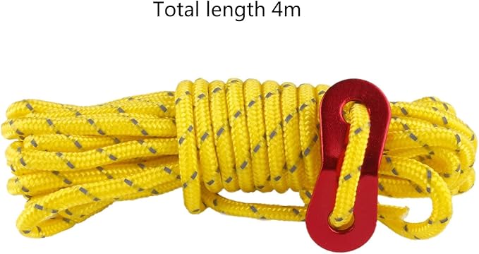 Tent Rope Roller – 4m Reflective Camping Rope ECOTREK