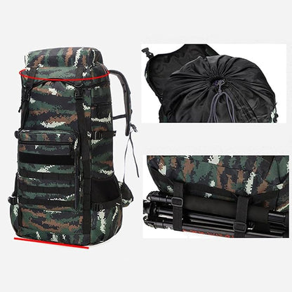 ECOTREK 70L Military Backpack – Tactical Camping, Hiking & Travel Rucksack BDHS5176