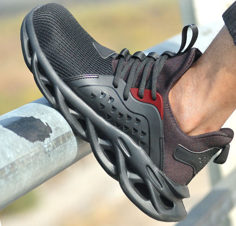 Steel Toe Work Shoes Safety Sneakers Industrial Shoes Lightweight Puncture Proo