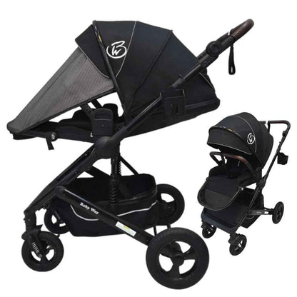 Versa 2in1 Open Bassinet Stroller with Sunshade and Cup Holder