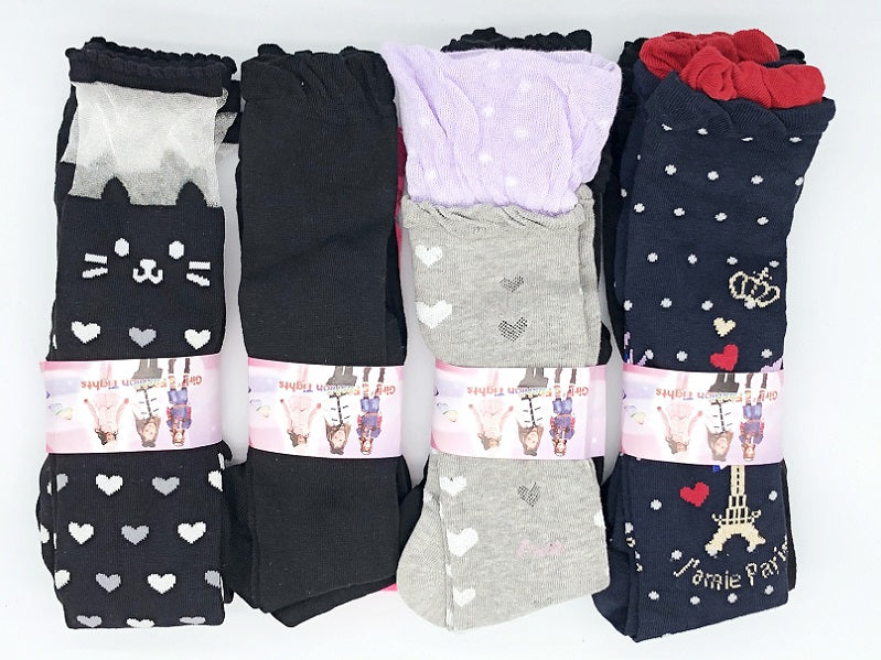 36 pairs Toddler Kids Plain Cartoon Ribbed Socks dealonline.co.nz