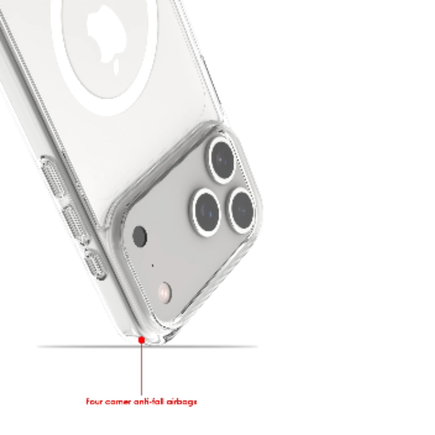 Shockproof Clear Wireless Charging Case for the iPhone 17 Series Habicare