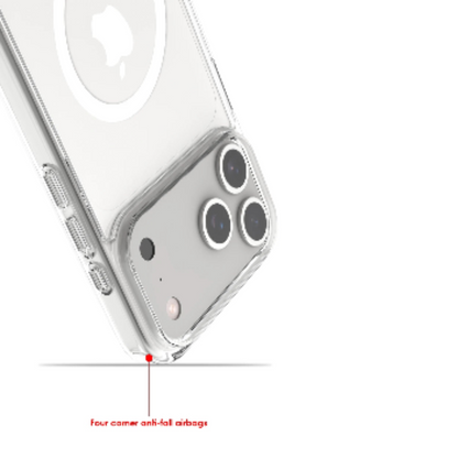 Shockproof Clear Wireless Charging Case for the iPhone 17 Series Habicare