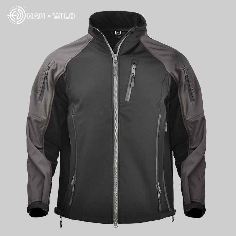 Men's Waterproof Tactical Softshell Jacket for Fall/Winter