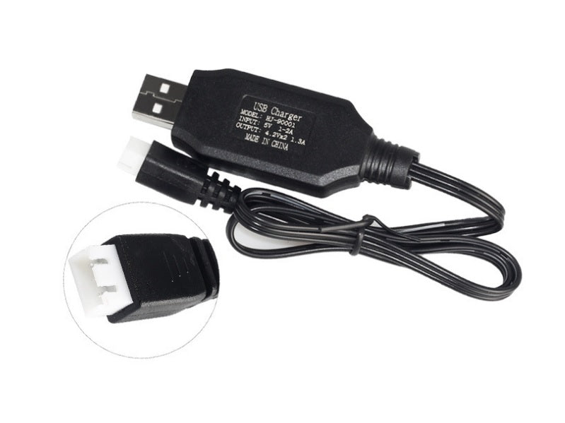 7.4V USB 3 pins Lithium Batteries Charging Cable for Car Drone or Helicopter dealonline.co.nz