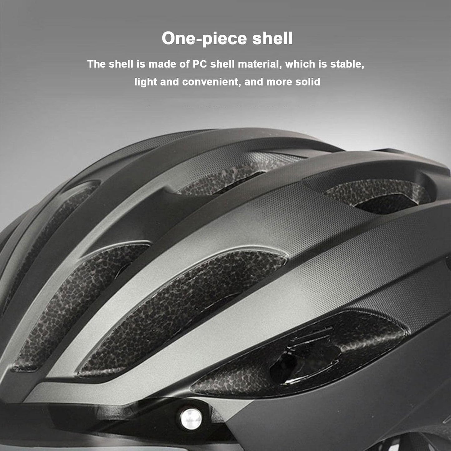 ECOTREK Adult Bicycle Helmet – Adjustable Cycling Helmet with Removable Goggles HT53107