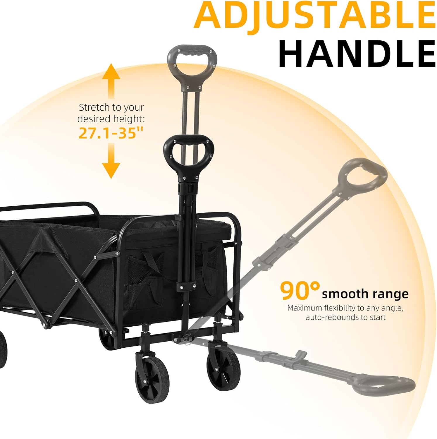 Foldable Wagon, Beach Cart Trolley ECOTREK