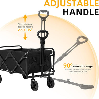 Foldable Wagon, Beach Cart Trolley ECOTREK