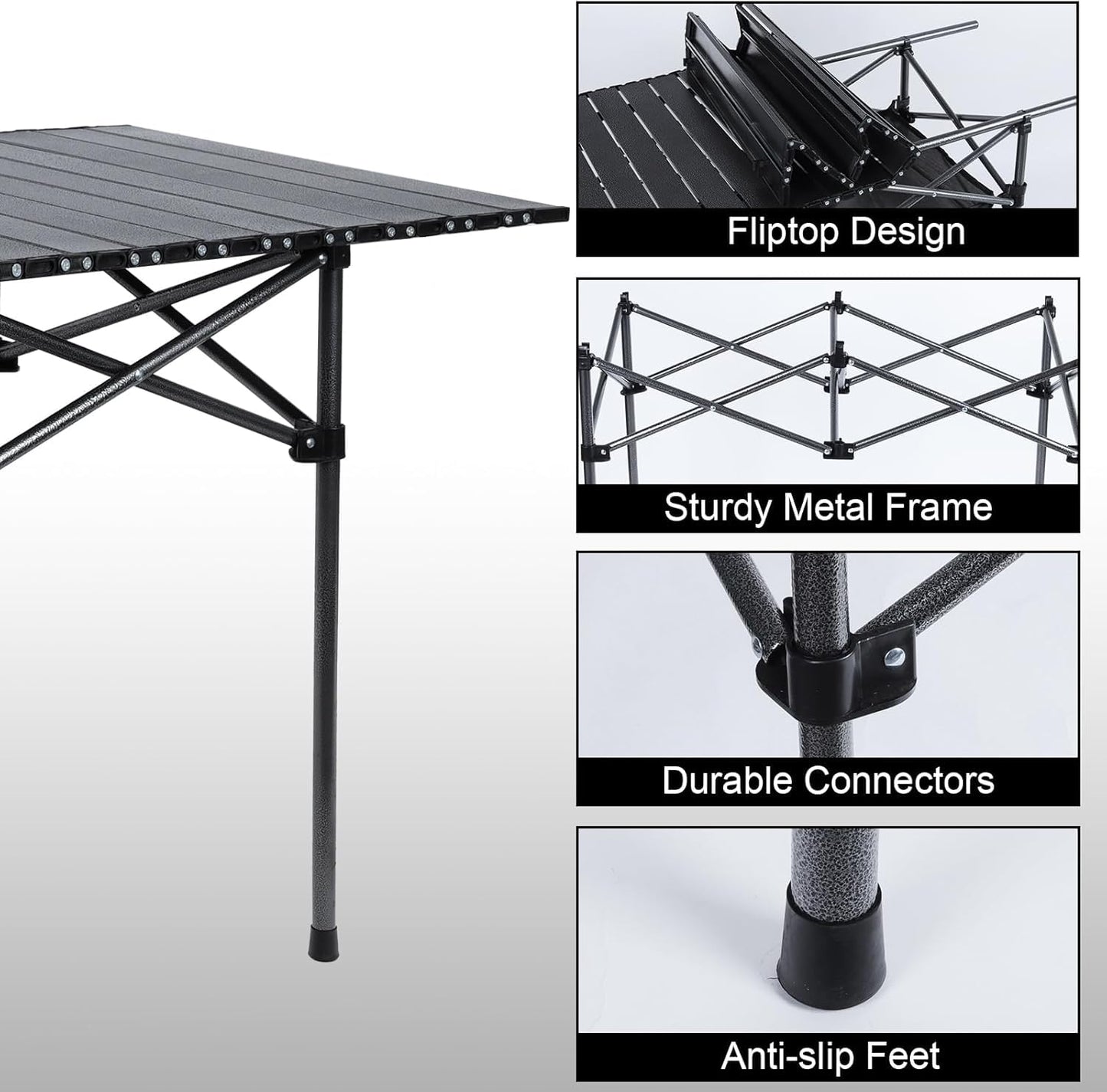 The Perfect Travel Camping Table – 95cm Foldable Outdoor Table ECOTREK