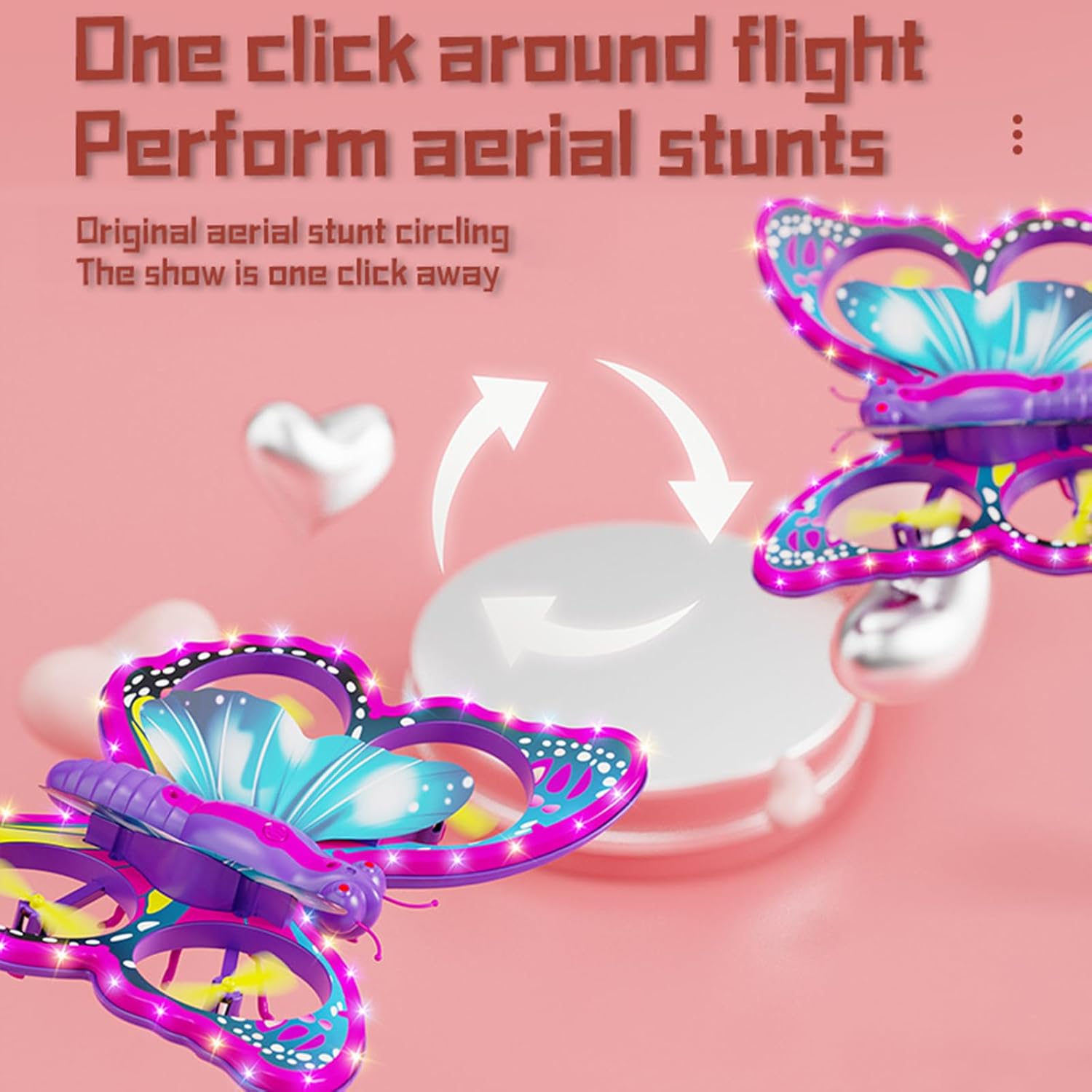 2.4GHz RC Butterfly Drone RC Quadcopter 3D Flip Gravity Sensing Headless dealonline.co.nz