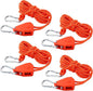 ECOTREK Reflective Ratchet Guy Ropes – Adjustable Tent Tie Down Ropes with Pulley JP5687