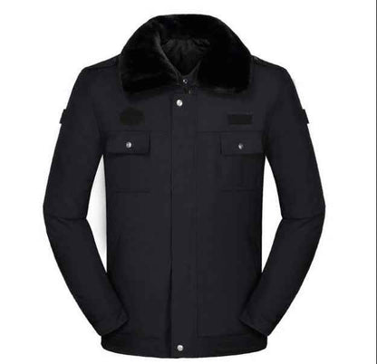 Winter Security Cotton Jacket - Thick Warm Workwear
