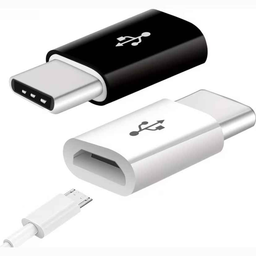 Micro USB to Type C Adapter (Black)
