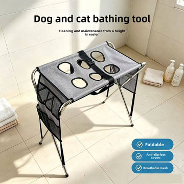 Fold & Groom Pet Grooming Table for Cats & Dogs