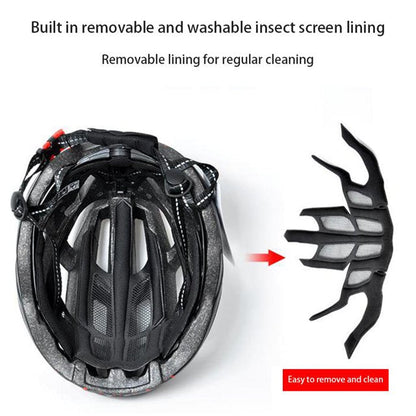 ECOTREK Bicycle Helmet with  Rear Light – Adjustable Breathable Cycling Helmet HT629012