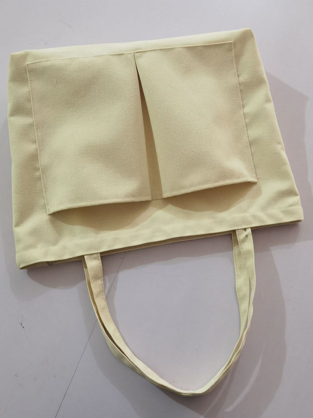 Canvas Women Tote Bag with Zipper