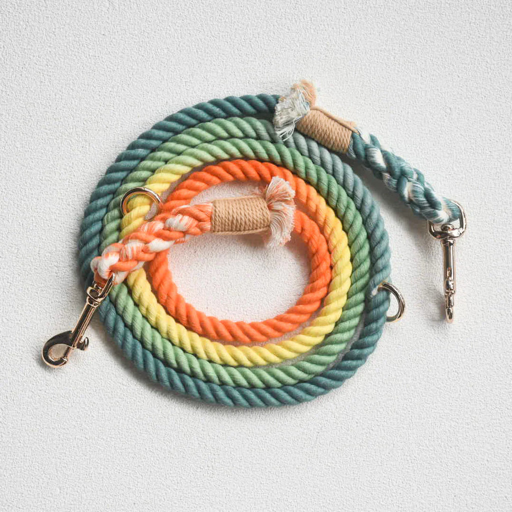 HANDS FREE DOG ROPE LEASH - FOREST SHADE-3