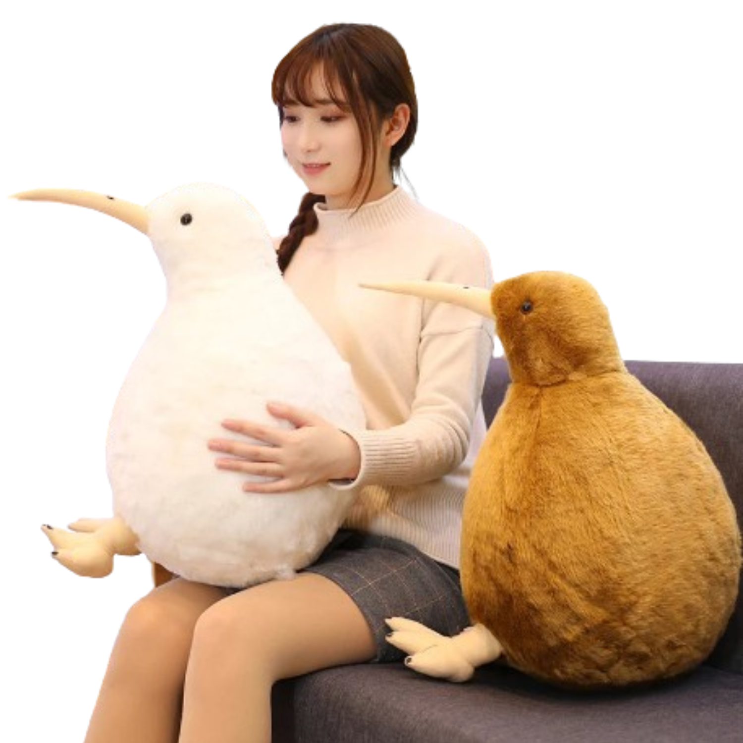 Lifelike Kiwi Bird Toy (2 colours available) Habicare