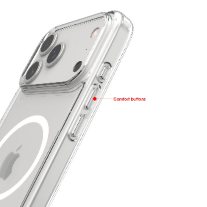 Shockproof Clear Wireless Charging Case for the iPhone 17 Series Habicare