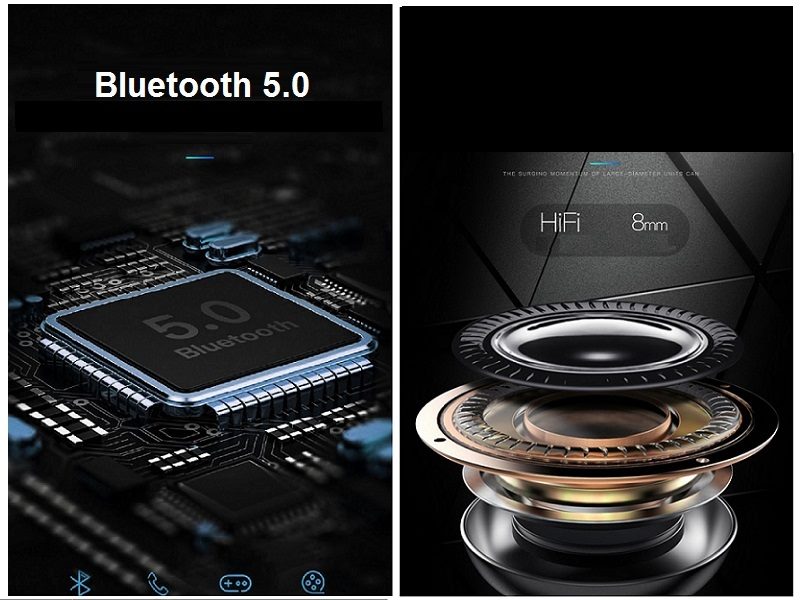 BLUE Wireless bluetooth Headset Headphones Foldable Stereo Earphones LED Super dealonline.co.nz