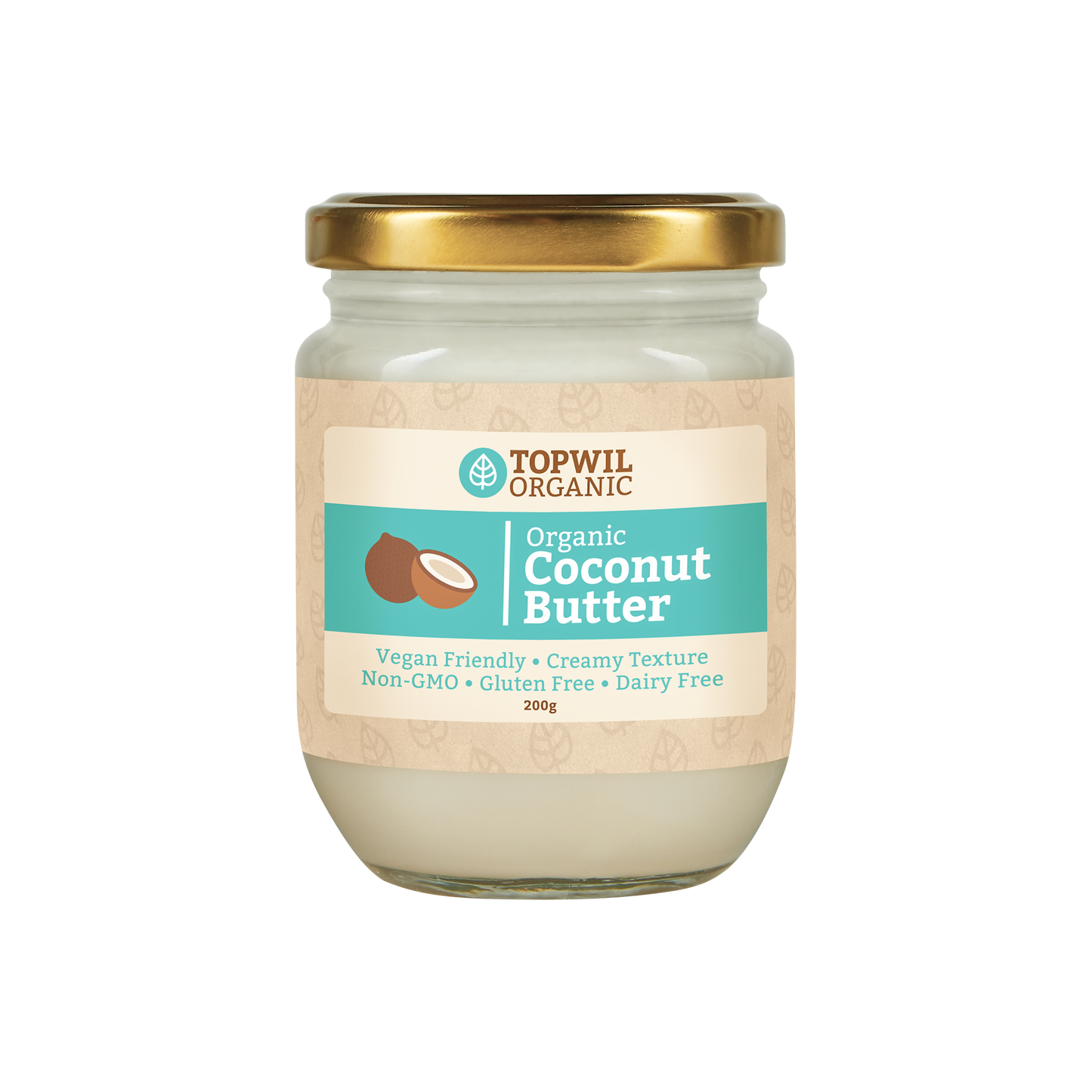 Topwil Organic Coconut Butter- 300g livelifestore.co.nz