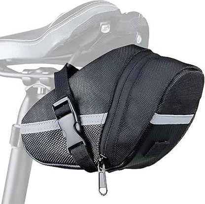 Bicycle Saddle Bag – Lightweight Velcro Seat Bag for MTB, Road Bike & E-Bike JS15505