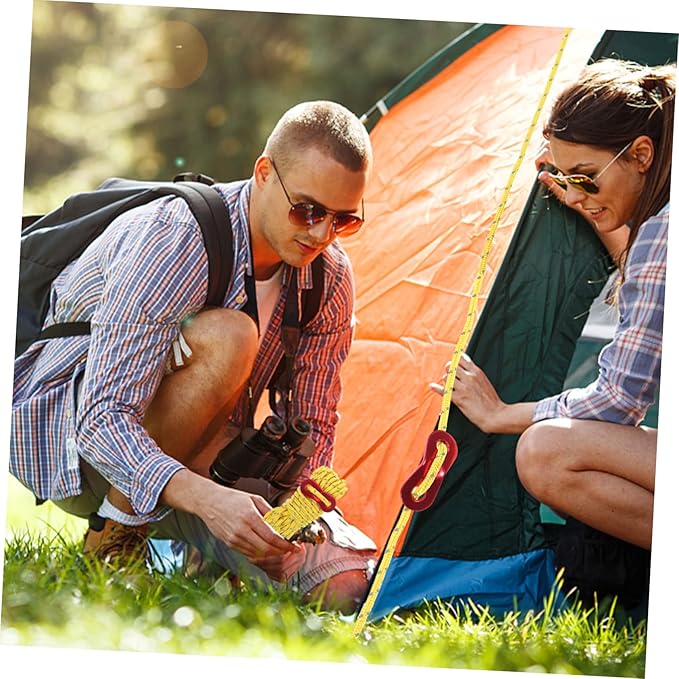 Tent Rope Roller – 4m Reflective Camping Rope ECOTREK