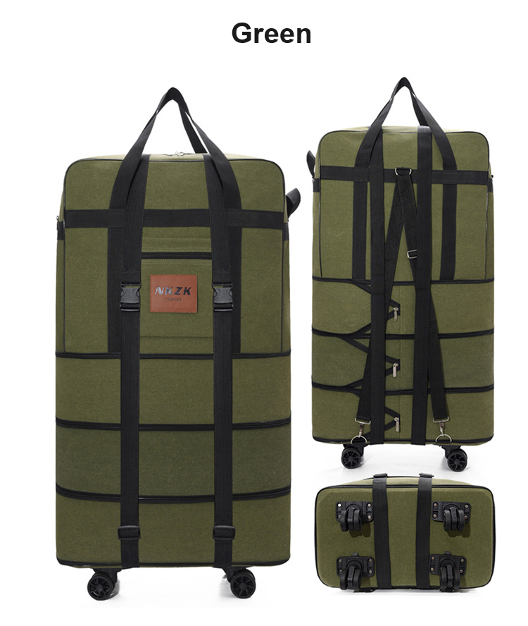 158L Expandable Luggage Bag – Foldable Rolling Travel Bag ECOTREK