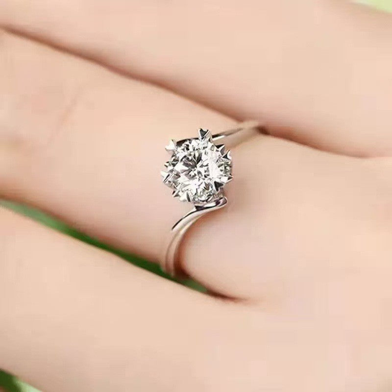 Adjustable Zirconia Wedding Ring