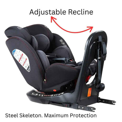 The Defender – i-Size 360 Rotating Convertible Car Seat with Isofix and Top Tether