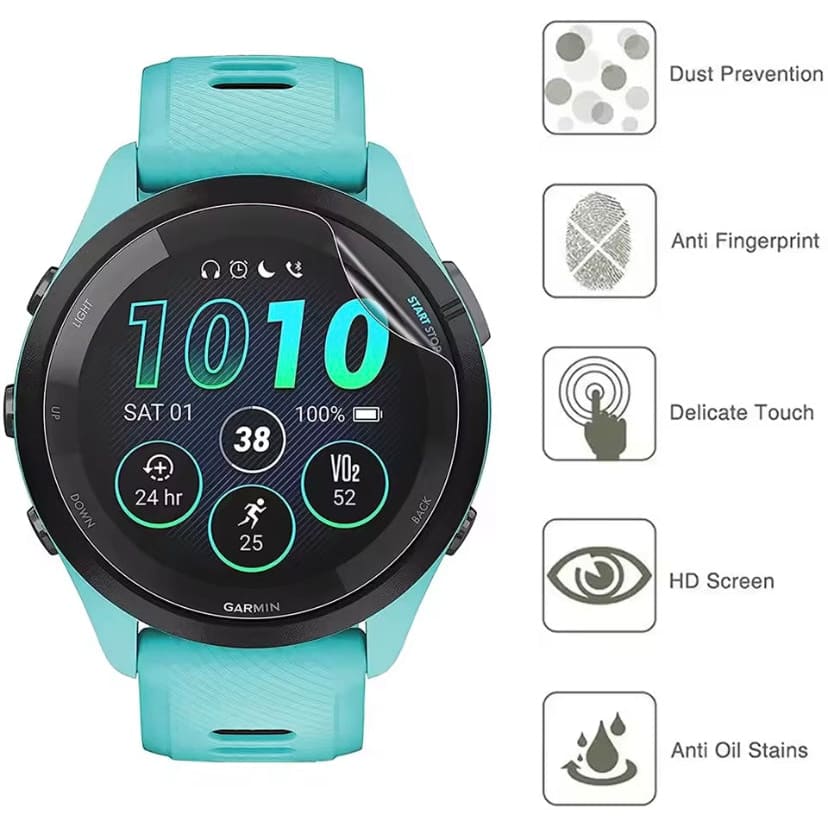 Hydrogel Screen Protectors for Garmin Forerunner 570 (42mm) (Pack of 6) That Watch Shop