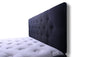 Fenland Headboard Black Queen sue-e furniture