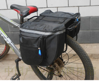 ECOTREK 25L Waterproof Bike Pannier Bag – Rear Rack Cycling Saddle Bag JS16002