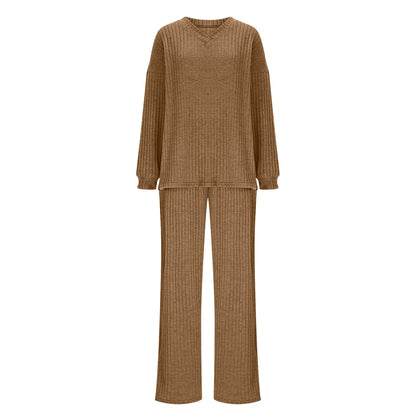 Casual Two-Piece Set with T-Shirt and Pants