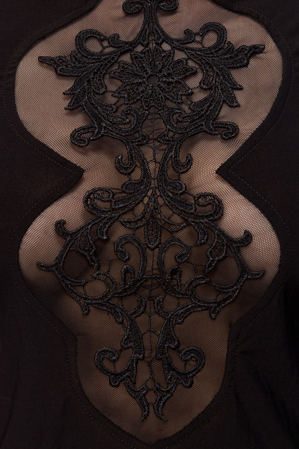 Dress with lace insert 90520 - 4XL-2