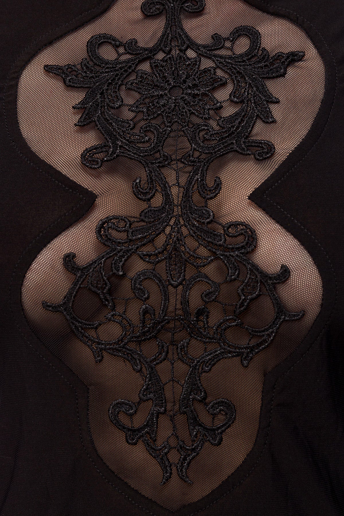 Dress with lace insert 90520 - 4XL-2