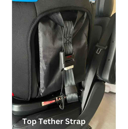 Safeguard 360 Rotating and Convertible Car Seat with Leg Support - Grey