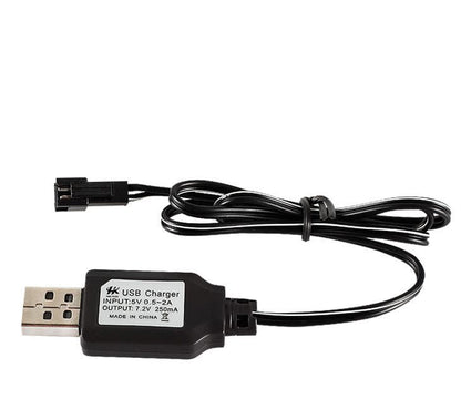 7.2V USB Charging Cable for Car or Boat Black dealonline.co.nz