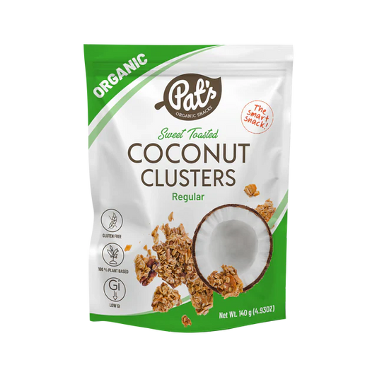 Organic Coconut Clusters  Sweet toasted- 140g livelifestore.co.nz