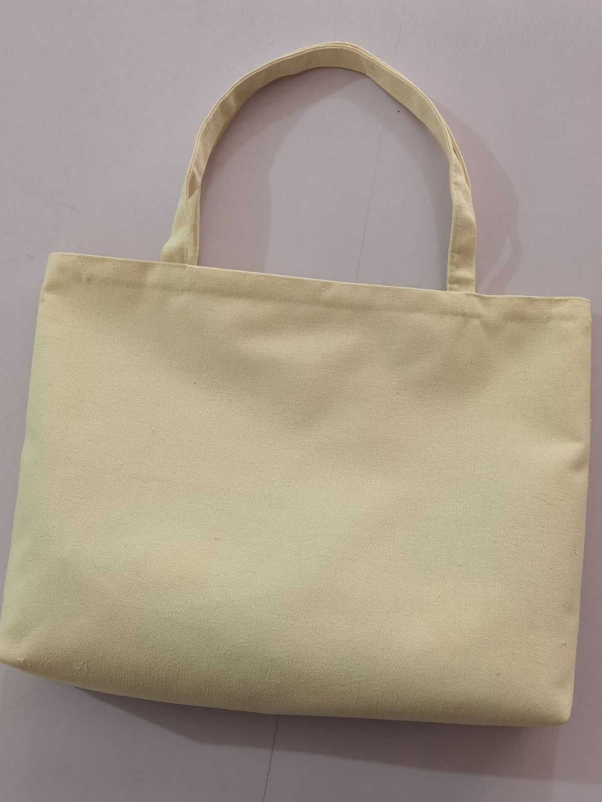 Canvas Women Tote Bag with Zipper