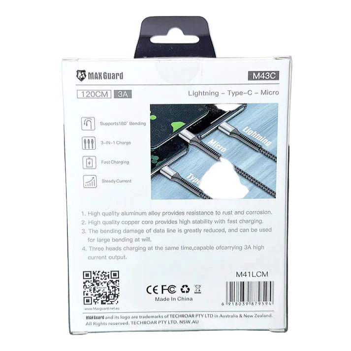 Maxguard 1.2M M+C+L Cable M41LCM 9eight5
