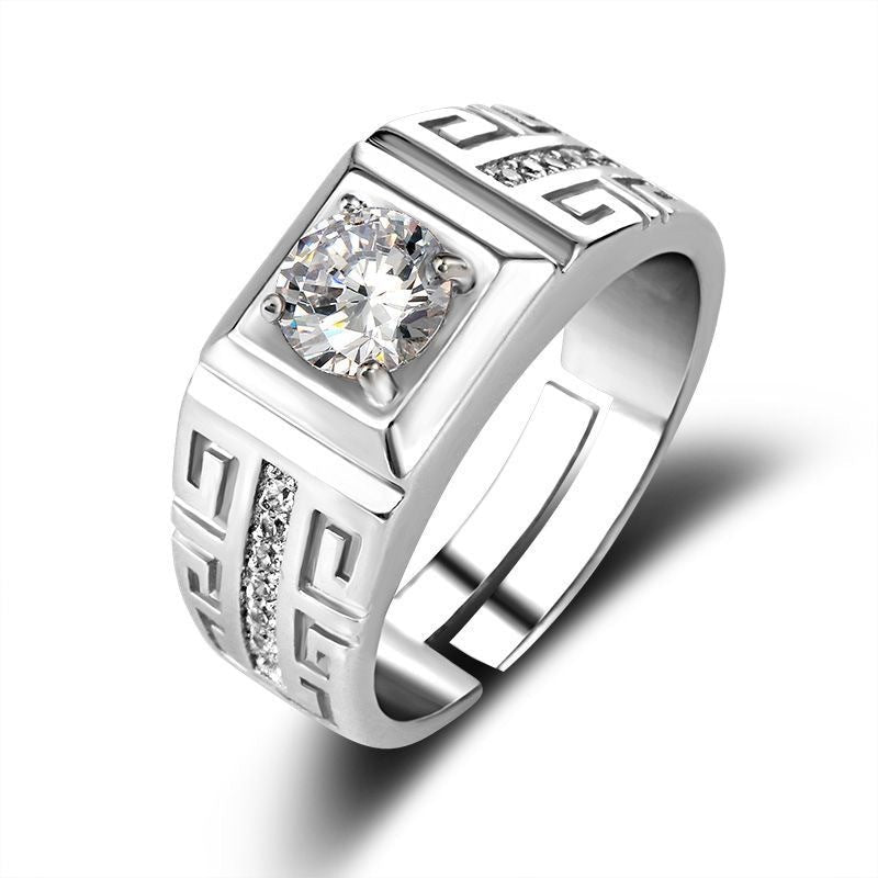 Adjustable Zirconia Wedding Ring