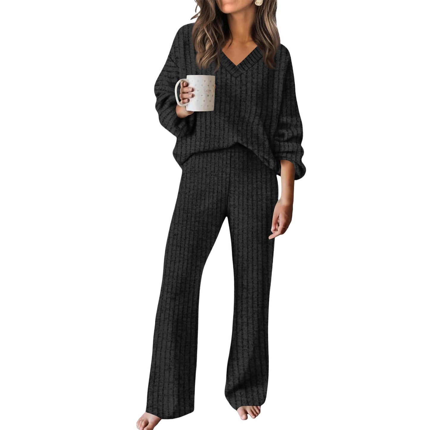 Casual Two-Piece Set with T-Shirt and Pants