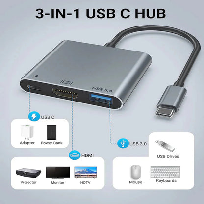 USB3.1-C Type-C To HUB Adapter 9eight5