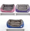 Colourful Calming Dog Bed Warming Washable XL 80cm